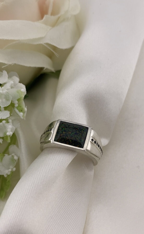 Memorial Accent Signet Ring