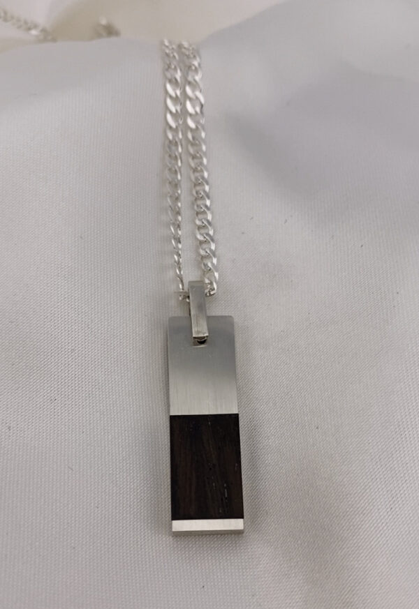 Memorial Rectangle Wood Panel Chamber Pendant