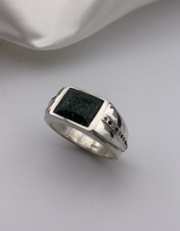Memorial Accent Signet Ring